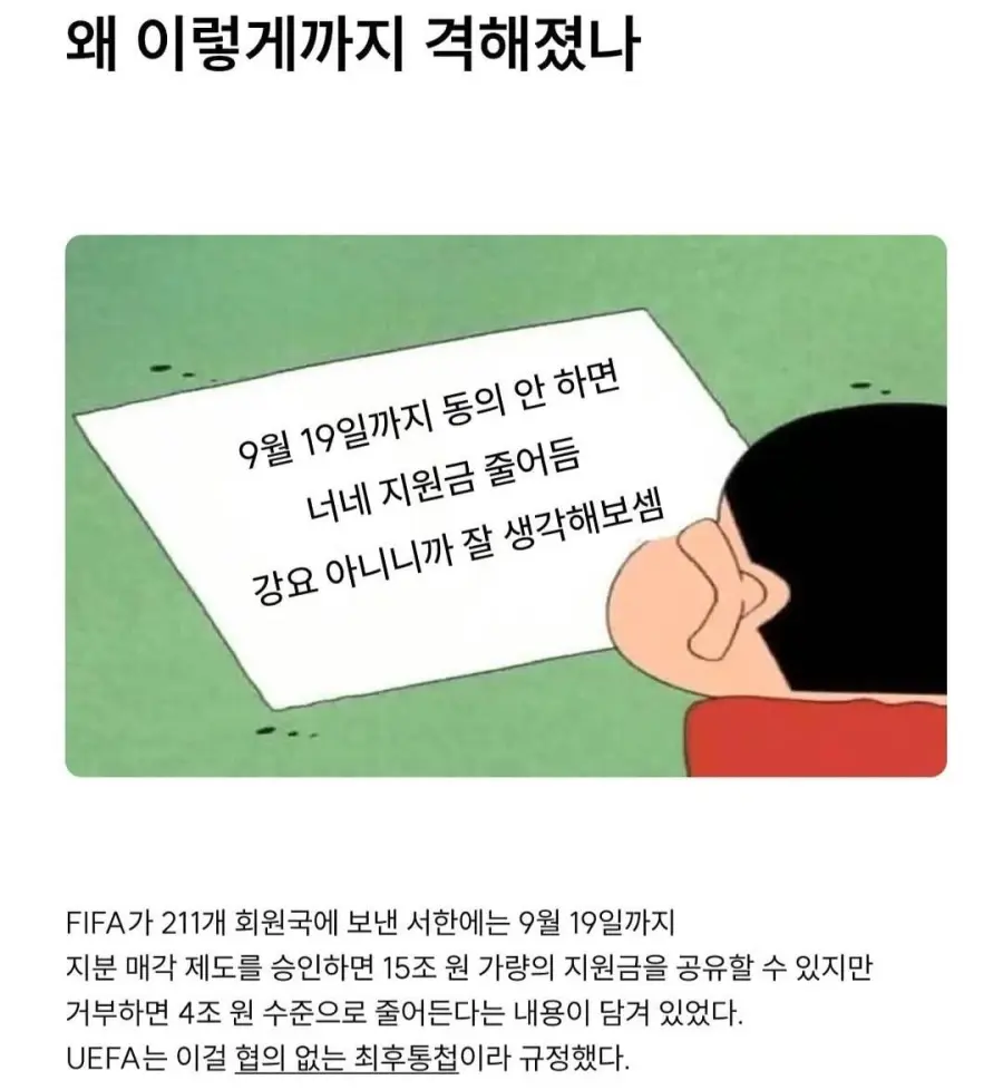 월드컵 불참 선언한 유럽 55개 국가들 (5)